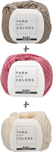 Yarn and Colors Spring Flowers Tee Crochet Kit L 2 Clay-2