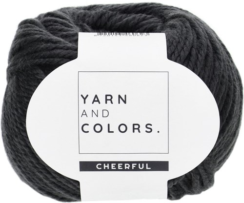 Yarn and Colors Chunky Cheerful Hat Crochet Kit 2 Graphite-2
