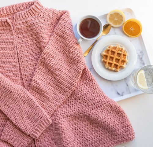 Rose cardigan yarn kit sales