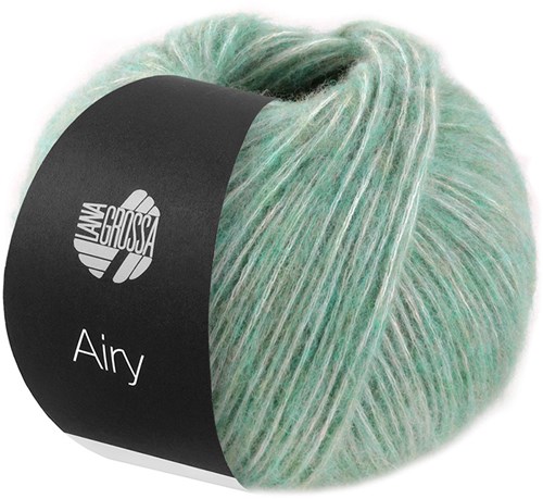Lana Grossa Airy 004 Mint Grey