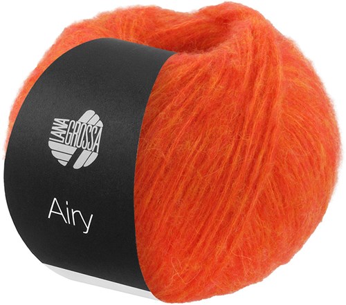 Lana Grossa Airy 017 Red Orange