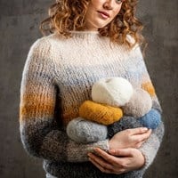 Knitting Pattern Alpaca Cloud Sweater-2