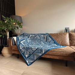 Bibelot Blanket - Crazy Crochet Catlady Yarn and Crochet Kit Highland Heathers