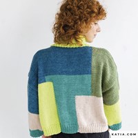 Knitting Pattern Katia Boomer Sweater-3