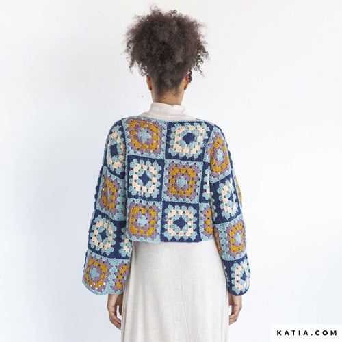 Crochet pattern Katia Instagranny Sweater, Blanket and Shawl-2
