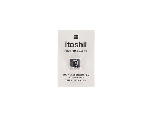 Rico Ponii Beads Character  Cube B -Silver