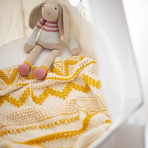 Reversible Baby Dream Blanket 3.0 Crochet Kit 1 Birch Stroller Blanket-2