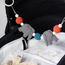 Elephant Stroller Spanner – Go Handmade Sensory Kit Yarn and Crochet Kit