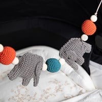 Elephant Stroller Spanner – Go Handmade Sensory Kit Crochet Kit-2