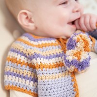 Summer Baby Cardigan Crochet Kit-3