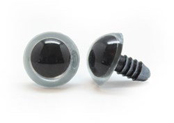 Plastic Safety Eyes Basic Silver (per pair)