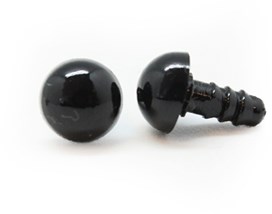 Safety Eyes Black 6mm per pair