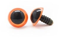 Plastic Safety Eyes Basic 009 Orange 16mm