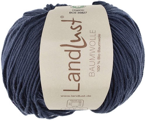Lana Grossa Landlust Baumwolle Gots 013 NIght blue
