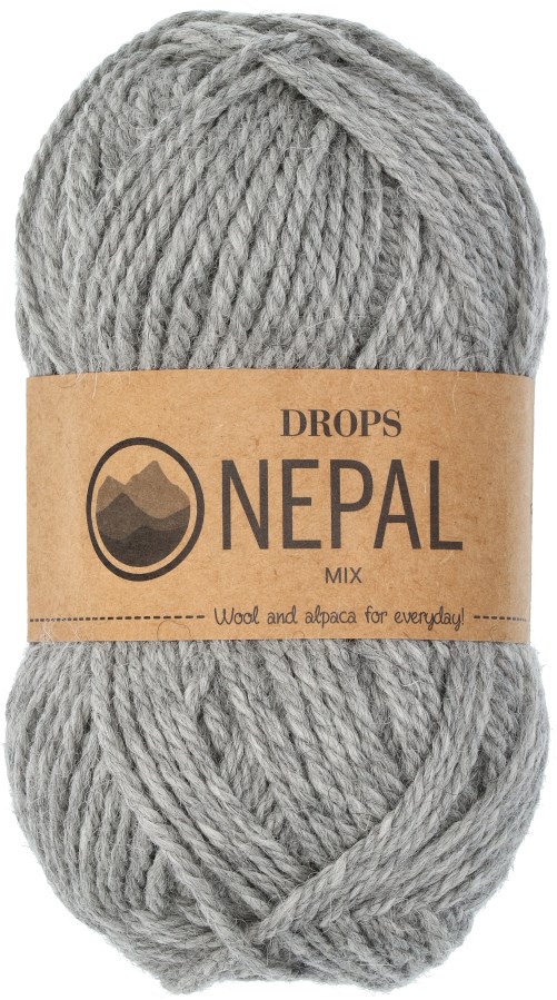 Drops Alpaca Mix 501 Light Grey