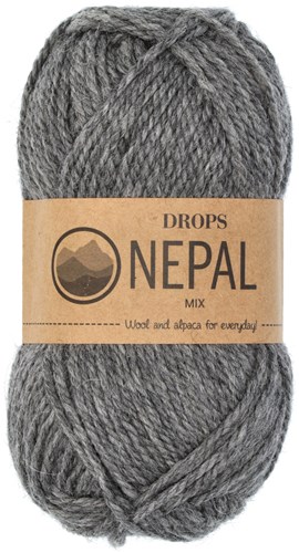 Drops Nepal Mix 517 Medium Grey