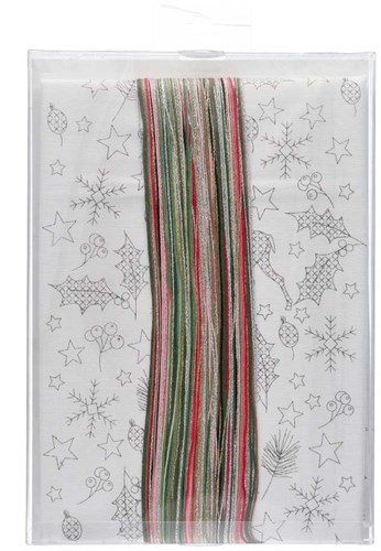 Rico Star Wreath Table Runner Embroidery Kit-2