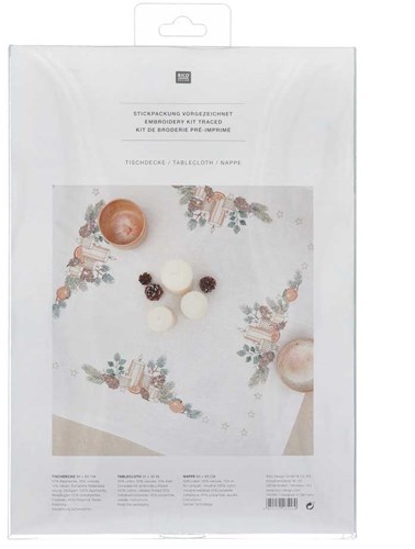 Rico Candles Tablecloth Embroidery Kit-3