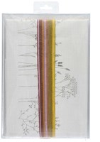 Rico Herbal Meadow Table Runner Embroidery Kit-2