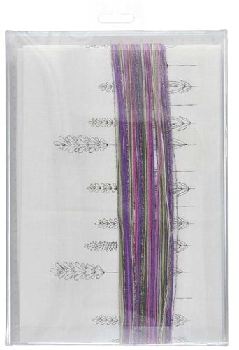 Rico Lavender Table Runner Embroidery Kit-2