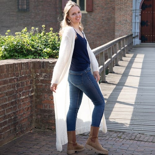 Long Cardigan Elegant Knitting Kit-3