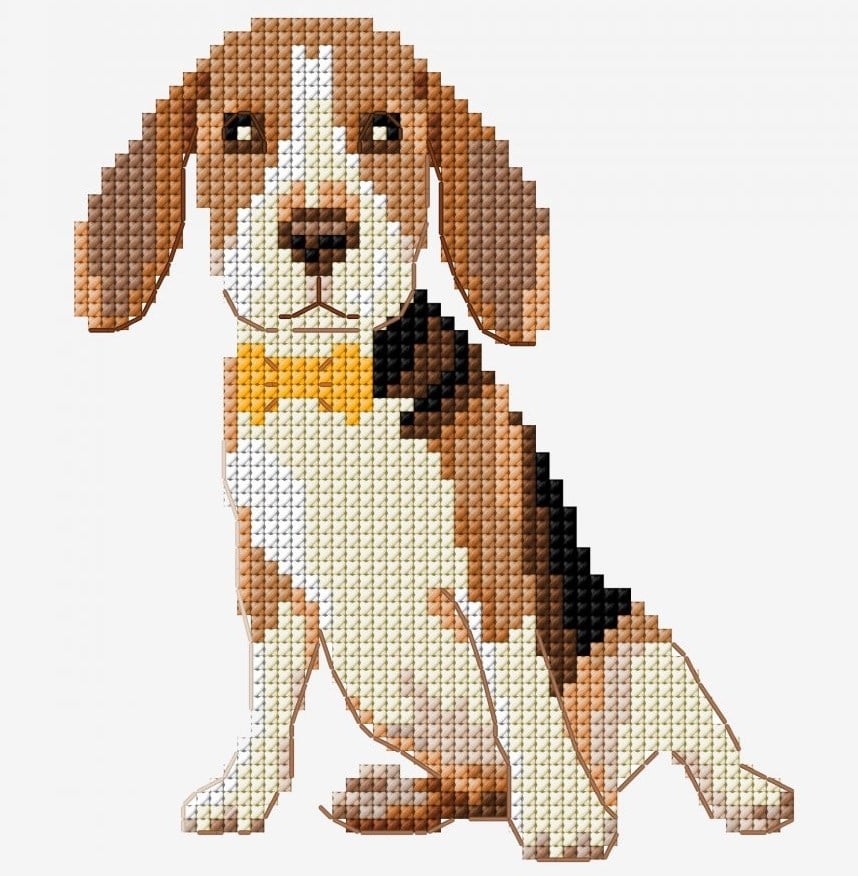 Beagle knitting discount pattern