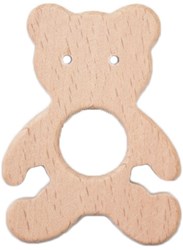 Wooden Teether Bear