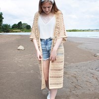 Crochet Pattern Hugs and Kisses Kimono