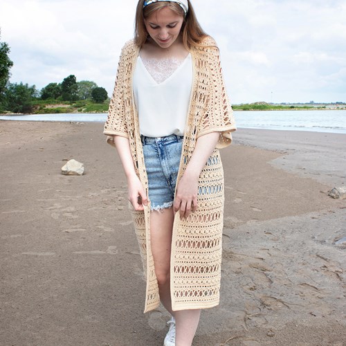 Crochet Pattern Hugs and Kisses Kimono