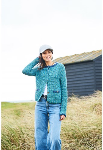 Stylecraft knitting pattern Bella Bella Round neck Jackets (2 designs)-2