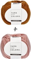 Yarn and Colors Simple Scarf Knitting/Crochet Kit 2 Satay-2