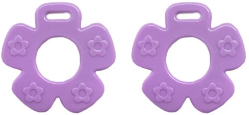 Durable Teether Flower 183 Purple