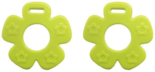 Durable Teether Flower 547 Light Green
