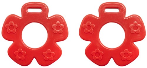 Durable Teether Flower 722 Red