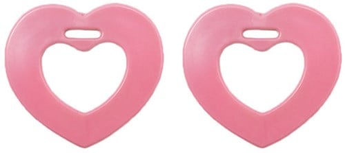 Durable Teether Heart 229 Pink