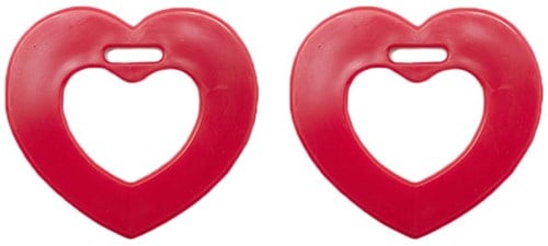 Durable Teether Heart 722 Red