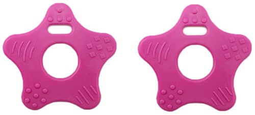 Durable Teether Star 786 Dark Pink
