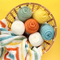 Yarn and Colors Amazing Square Darts Blanket Crochet Kit 072-2