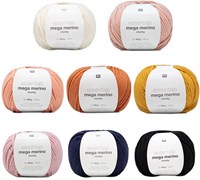 Flower Pillow Coloured Punch Needle Kit 1-2