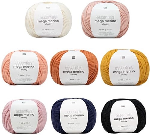 Flower Pillow Coloured Punch Needle Kit 1-2