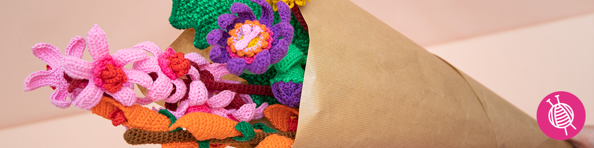 Crochet flowers for spring!