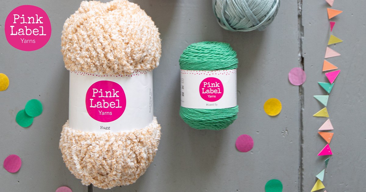 Crochet or knit with Yarnplaza’s own yarn brand, Pink Label!