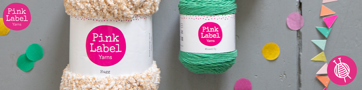 Crochet or knit with Yarnplaza’s own yarn brand, Pink Label!
