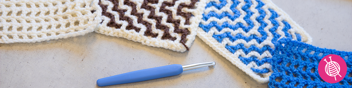 Interlocking crochet with Yarnplaza