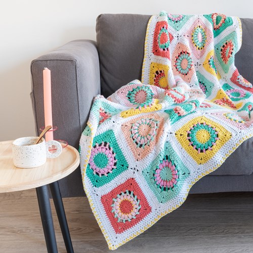 Yarn and Colors Blossom Blanket Haakpakket 052 Orchid