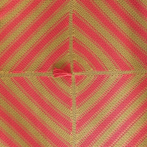 Yarn and Colors Boho Blanket Crochet Kit 041 Coral-2