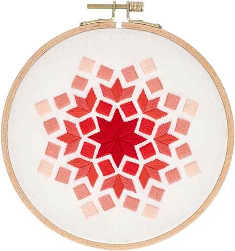 Rectangle Embroidery Kit 001 Red