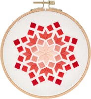 Rectangle Embroidery Kit 001 Red-2