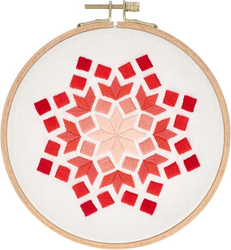 Rectangle Embroidery Kit 001 Red-2