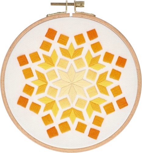 Rectangle Embroidery Kit 002 Yellow